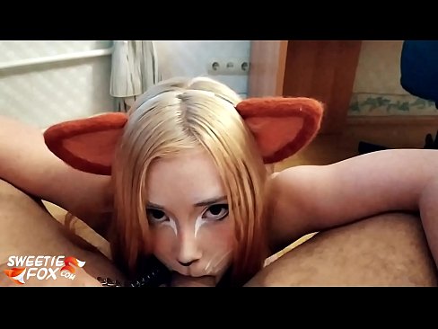 ❤️ Kitsune आफ्नो मुखमा डिक र कम निल्यो ❌ हामी मा ❤